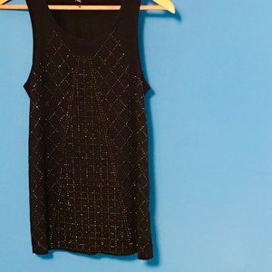 UK2LA Black Sparkle Design Tank